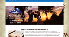 Desktop Screenshot of healthinstitutewco.com